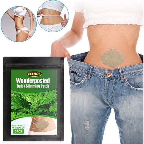 Mint/Wormwood Slimming Patch Navel Sticker Tummy Control Fat Burning Tighten Stickers for Body Firming and Shaping for Men Women