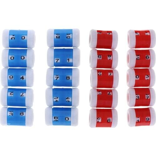 10 Pieces Useful Knit Counter Knitting Crochet Stitch Marker Row Counter for DIY Craft - Small/Large Available