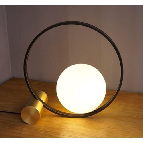 Bedroom Bedside Table Lamps for Living Room Villa Room Simple Post-modern Bed Lamp Lighting Lamparas De Mesa Para El Dormitorio