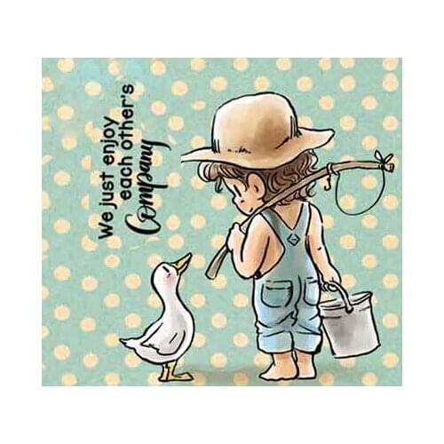 Fishing Transparent Silicone Rubber Stamp And Metal Die Sheet Cling Scrapbooking DIY Cute Pattern Photo Album