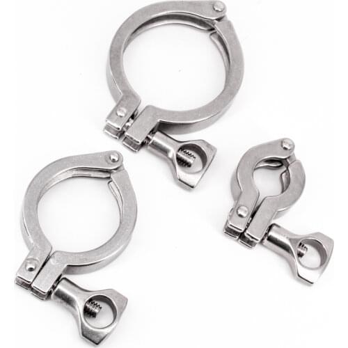 0.5" 0.75" 1" 1.5" 2" 2.5" 3" 4" 5" Tri Clamp SUS 304 Stainless Steel Sanitary Pipe Fitting For Home Brewing Beer