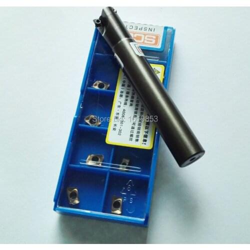 SCGO AD238-0708*C10*100L Small diameter milling cutter arbor 8mm cutter diameter for ADMT070208R carbide inserts