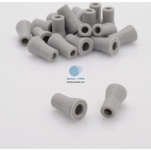 Dentistry SE Saliva Ejector Replacement Rubber Valve Snap Tip Adapter 100Pcs For Dentist Lab Supplies