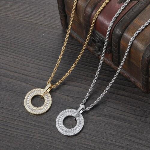 Bling Bling Brass Pendants Mirco Pave Prong Setting Hip Hop Jewelry CN392