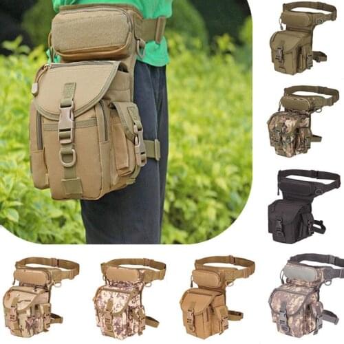 Military Waist Fanny Pack Weapons Tactics Ride Leg Bag For Men Waterproof Drop Utility Thigh Pouch Multi-Purpose Hip Belt