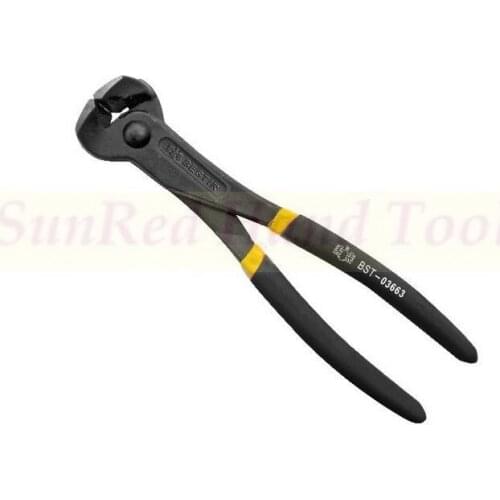 BESTIR taiwan brand black chromium-vanadium steel HRC55-60 high frequency quenching 6" nail pull plier NO.03661 freeship