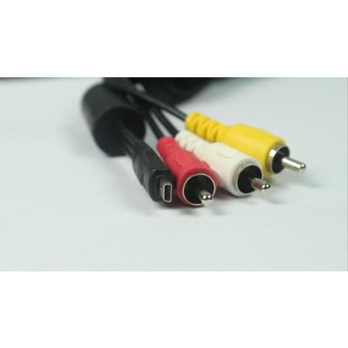 Replacement AV cable CoolPix AW100 AW110 L840 L830 L820 L810 S9100 S1200pj D7100 D3200 D3300 D5200 D5300 for NIKON EG-CP16 1m