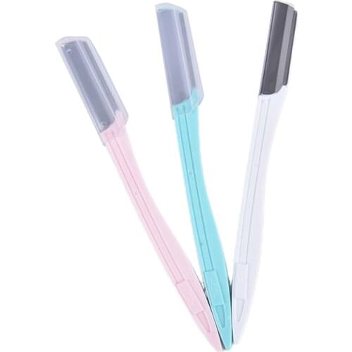 1Pcs Women Face Eyebrow Hair Removal Safety Razor Trimmer Shaper Facial Hair Mini Makeup Shaver