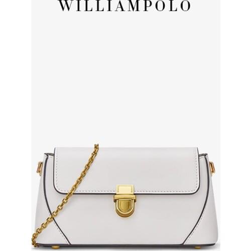 WILLIAMPOLO Womens high-quality shoulder bags fashion slung bags mini simple chain handbags