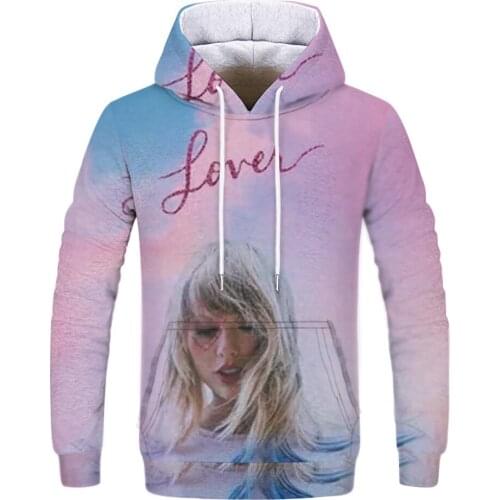 Womens sweatshirts Hoodies 2021 Pink Black Print Women Lovers Pure girl Hoodies Long Sleeve Ladies Sweatshirt Casual Pullover