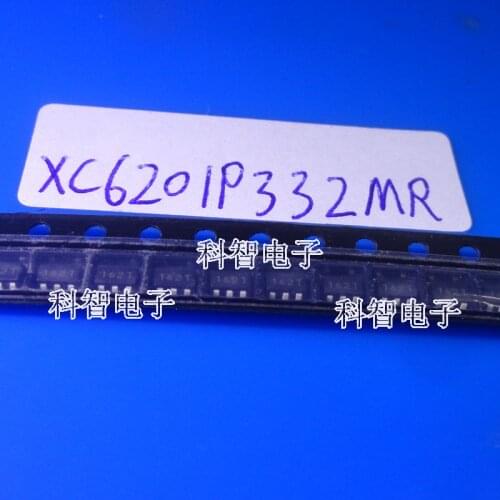 10pcs/lot 100% New&original XC6201P332MR SOT23-5 3.3V