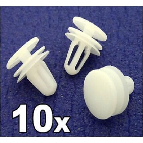 10x For Peugeot Door Card Clips- Plastic Trim Retainers for Interior Door Panels