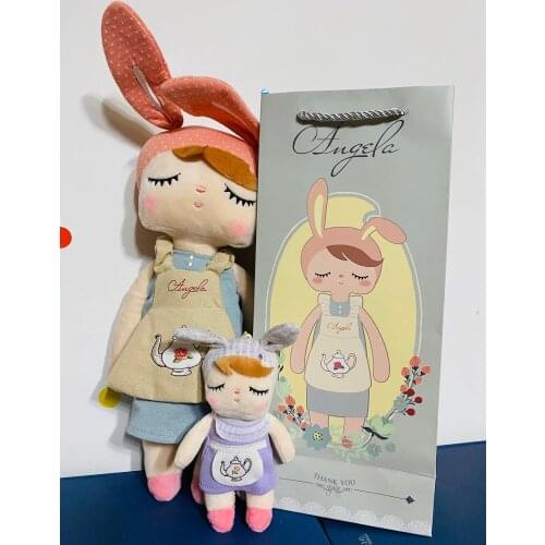2pcs big and small Metoo angela forest Gift high quality Sweet Cute fox rabbit unicorn doll for kids panda bee poupee deer