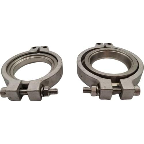4xUniversal Steel V band New Flang/Clamp Set For Tial 44mm Wastegate