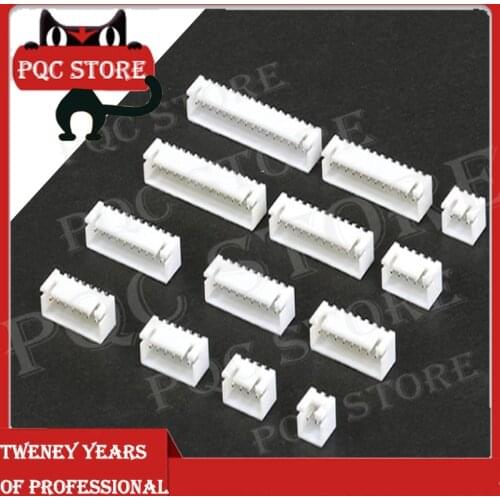 50PCS XH2.54 2.54mm connector needle seat straight needle connector 2.54 plastic shell needle seat XH-2 / 3/4/5/6/7/8 / 10P