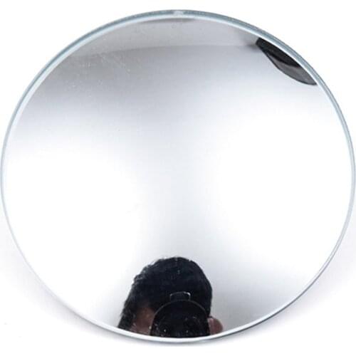 Auto Rearview Mirror HD Borderless Small Circular Mirror Glass 360 Degree Adjustable Blind Spot Mirror