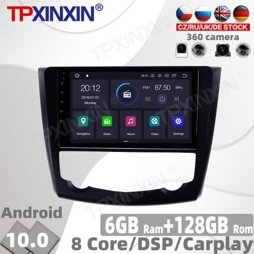 128G Android 10 For Renault Kadjar 2015 2016 2017 Car Radio Multimedia Video Player Navigation GPS Accessories no 2din 2 dinDVD