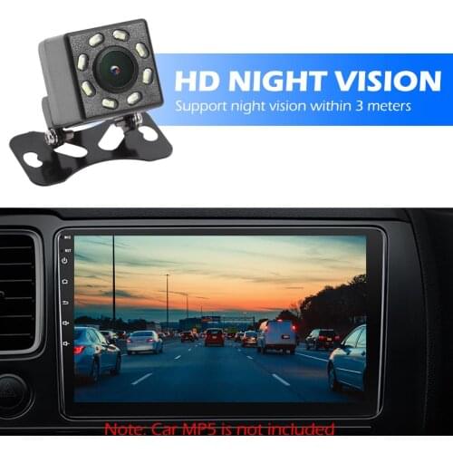 Car Rear View Camera Universal 4 8 12 LED Night Vision Parking Reverse Camera CCD Image Sensor with Wide Viewing Angle