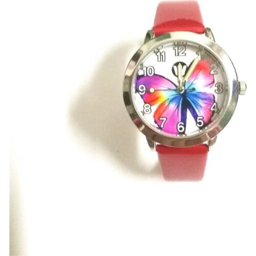 3D causal quartz kids wrist watch lovely butterfly cartoon mini Children watches girls gift reloj montre enfant relogio infantil