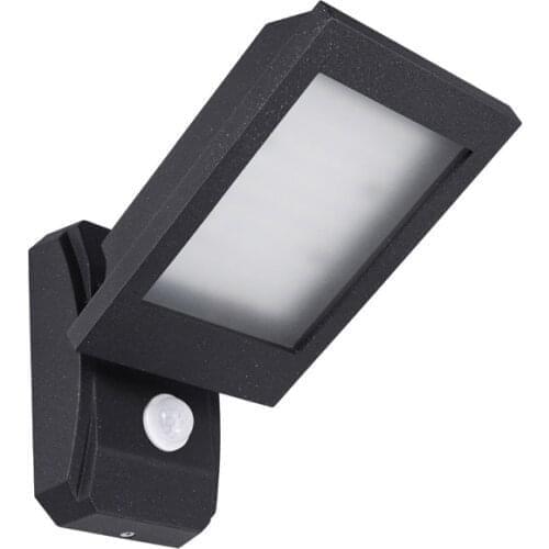 Human body induction LED outdoor wall light adjustable angle external wall waterproof garden courtyard lighting road light