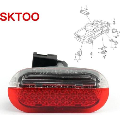 SKTOO For VW Golf 4 Polaro Welcome Light Atmosphere Lights Decorative Lights