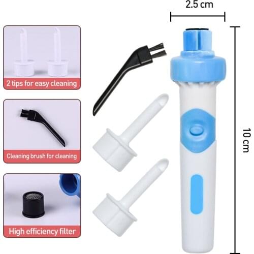 Childrens Electric Light-emitting Ear Cleaner Safety Electric Vacuum Earwax Cleaner Wax Remover Painless Cleaning Tool