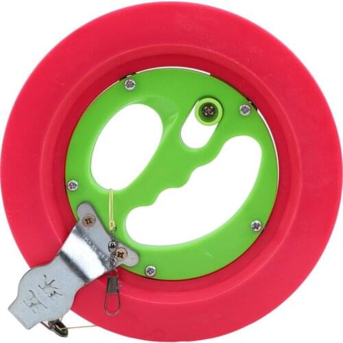 Hot Plastic ABS 18cm Kite Reel Winder Fire Wheel Handle Tool Twisted String Line Kite Reel Winder With String Ballbearing Handle