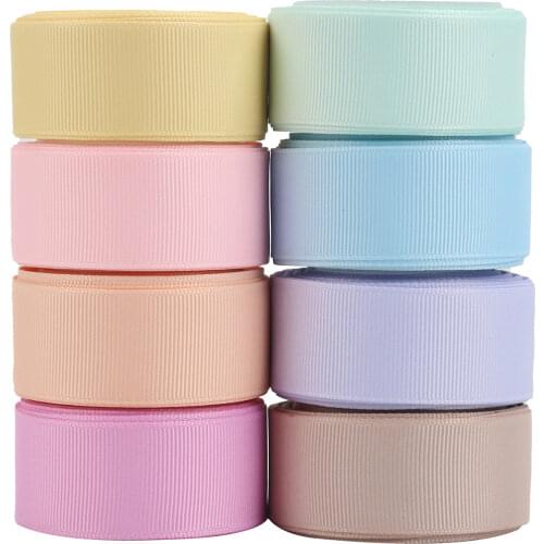 [IuBuFiGo] 7/8" 22mm Grosgrain Ribbon 22mm Bows Packing Ribbons Set For Sewing 100yard/lot