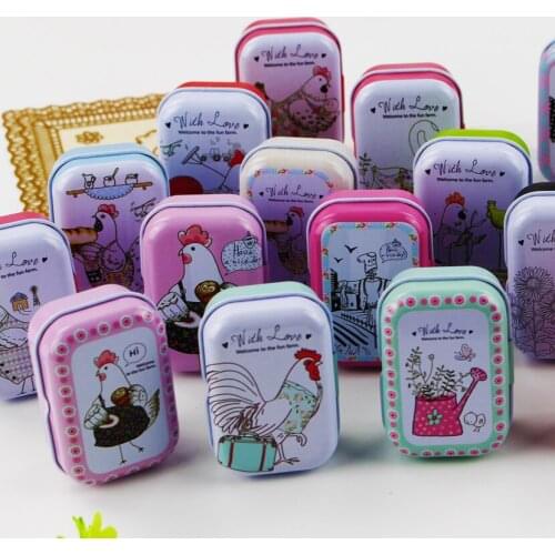 Jewelry Storage Box Container for Tea Pill Candy Small Things Kitchen Accessories Coffee Storage Tin Box Closet Organizer Boxes