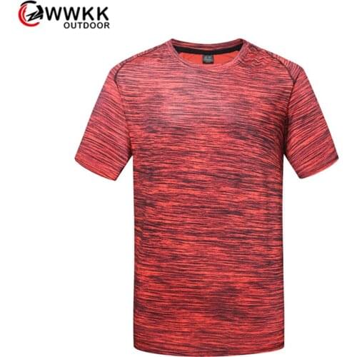 Fashion Hot Tops Couples Lovers Mountaineering T-Shirt Men Women Quick-Drying Tee Sport Short-Sleeved Breathable Hiking T-Shirts