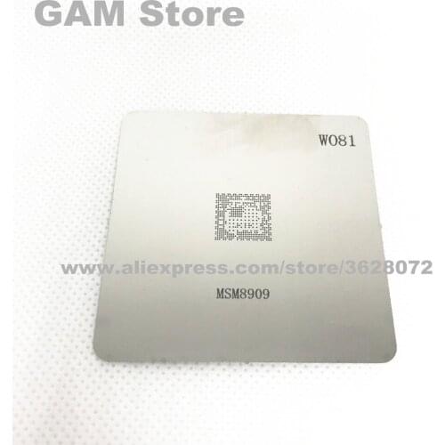 MSM8909 BGA Stencil Reballing IC Chip Pins Soldering BGA Direct Heating Template W081