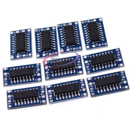 10PCS MAX3232 Serial Port Mini RS232 to TTL Converter Adaptor Module Board 115200bps 3V-5V MAX3232CSE Elcetrical Levels
