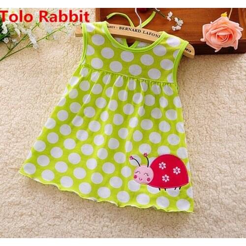 Baby Girls Dress Baby girl summer clothes 2018 Baby Dress Princess 0-2years Cotton Clothing Dress Girls Clothes Low Price