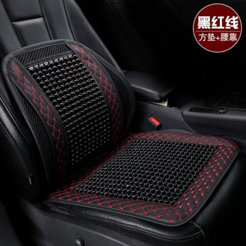 Car Seat Waist Cushion Office Chair Massage Back Lumbar Support Mesh Cushion Pad Black Mesh Back Lumbar Cushion for Car Driver