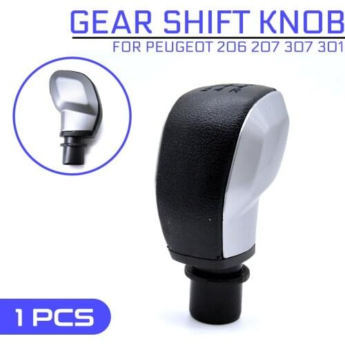 5 Speed Gear Shift Knob for Citroen C-Quatre C-Triomphe Elysee MT for Peugeot 206 207 307 301 408 308 508 2008 3008 C4L C2