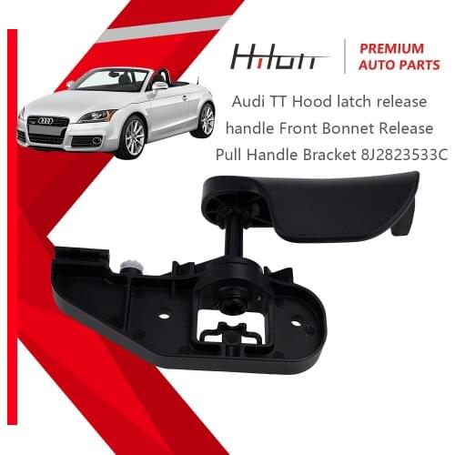 1Set Hood Latch Release Handle & Mounting Bracket Spring for TT TTS 2007-2014 8J1823533C 633C