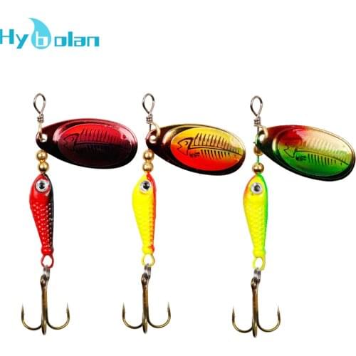 Fishing spinner bait 9g spoon lure metal baits treble hook isca artificial fish wobbler feeder carp Hard Bait Tackle Accessories
