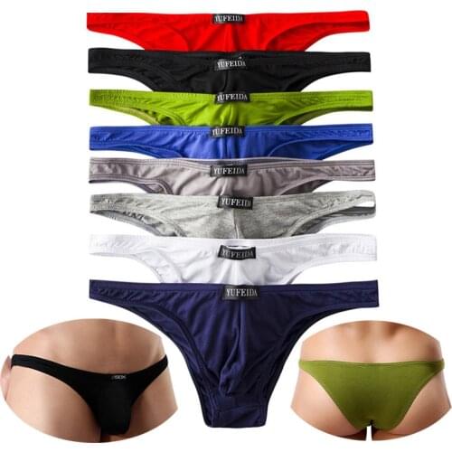 8PCS/6PCS/4PCS Sexy Mens Briefs Underwear Mens Lingerie Bikini Briefs Modal Seamless Low Rise Underpants Bulge Pouch Jockstraps