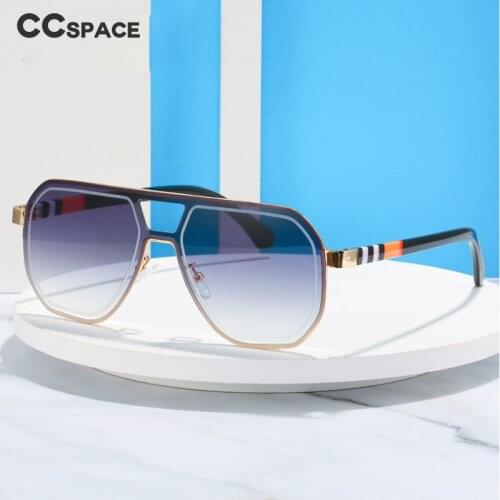 47504 Luxury Oversized Sunglasses Retro Mens and Womens Fashion Brand Designer Sunshade Uv400 Black Riding Glasses