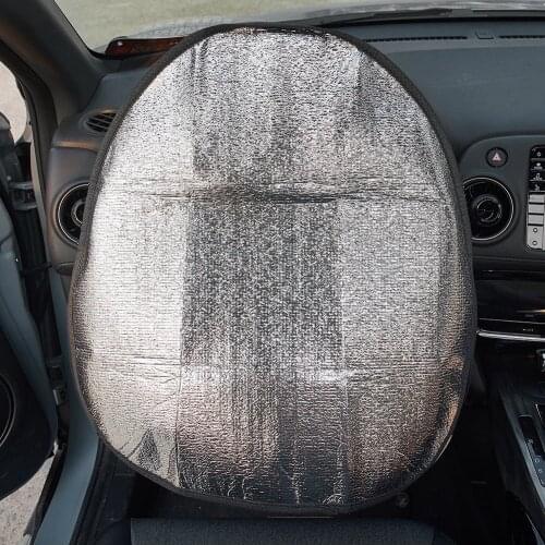Reflective Steering Wheel Cover Sunscreen Insulation Protective Cover Universal