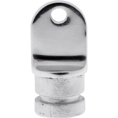 Stainless Steel Navy Boot Bimini Top Inside Eye 19.3mm 0.76 "Rounded End