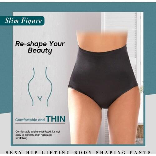 Ice Silk Panties with High Waist Panty Women Panty Waste Trainer Body Shaper Slimming Underwear Sheath Belly Flat Female Sheath