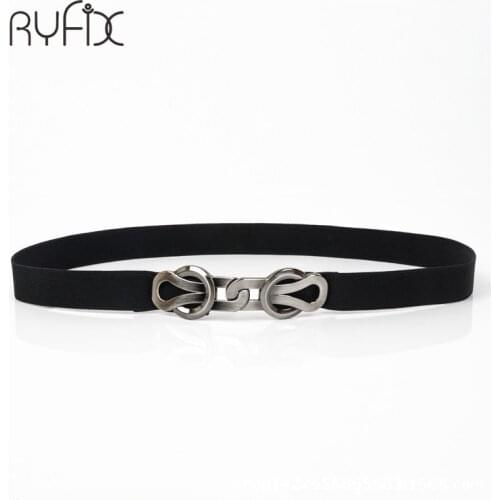Women Metal Elastic Designer Waist Belt For Woman Simple dress BL343