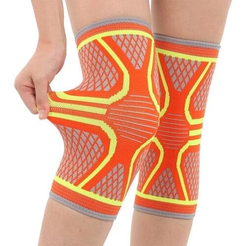 1 Pcs Knee Support Elastic Nylon Sport Compression Pads Sleeve for Basketball Knee Brace Knee Support for Running Gym Knee Pad