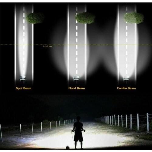 20inch 1200W Strip Lamp White Light Led Light Bar Single Row UTE Truck SUV ATV High Power Chips Ultra Bight Ultrathin