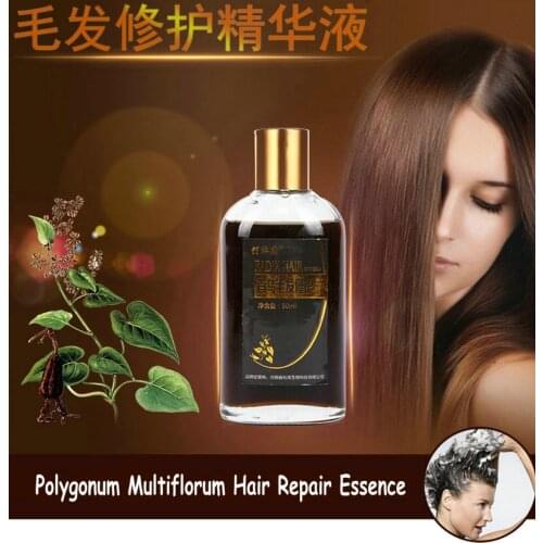 50ml Chinese Herbal Radix Shampoo Polygonum Multiflorum Hair Repair Essence Restore Hair Follicles, Smooth Frizz