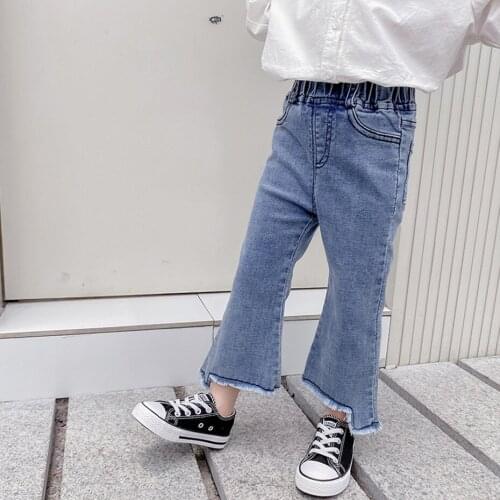 Girls Jeans Heart Pattern Girl Jeans Casual Style Jeans Girls Spring Autumn Toddler Girl Clothes