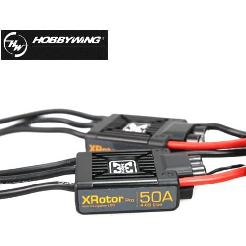 2pcs Hobbywing XRotor Pro 50A 4-6S Brushless speed controller ESC Multi-Rotor for RC Drone Heli Aircraft Quadcopter Accessories