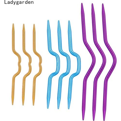 Ladygarden Curved Knitting Needles