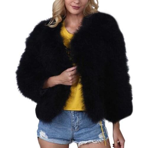 Lanxirui Fur Natural Color Faux Fur V -Neck Wide -Waisted Covered Button Full Fur Floating Hair Jacket Fur Vests Coat Nov27